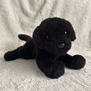 Douglas Cuddle Toys Pink Tag Brewster Black Lab 11” Vintage Dog Plush